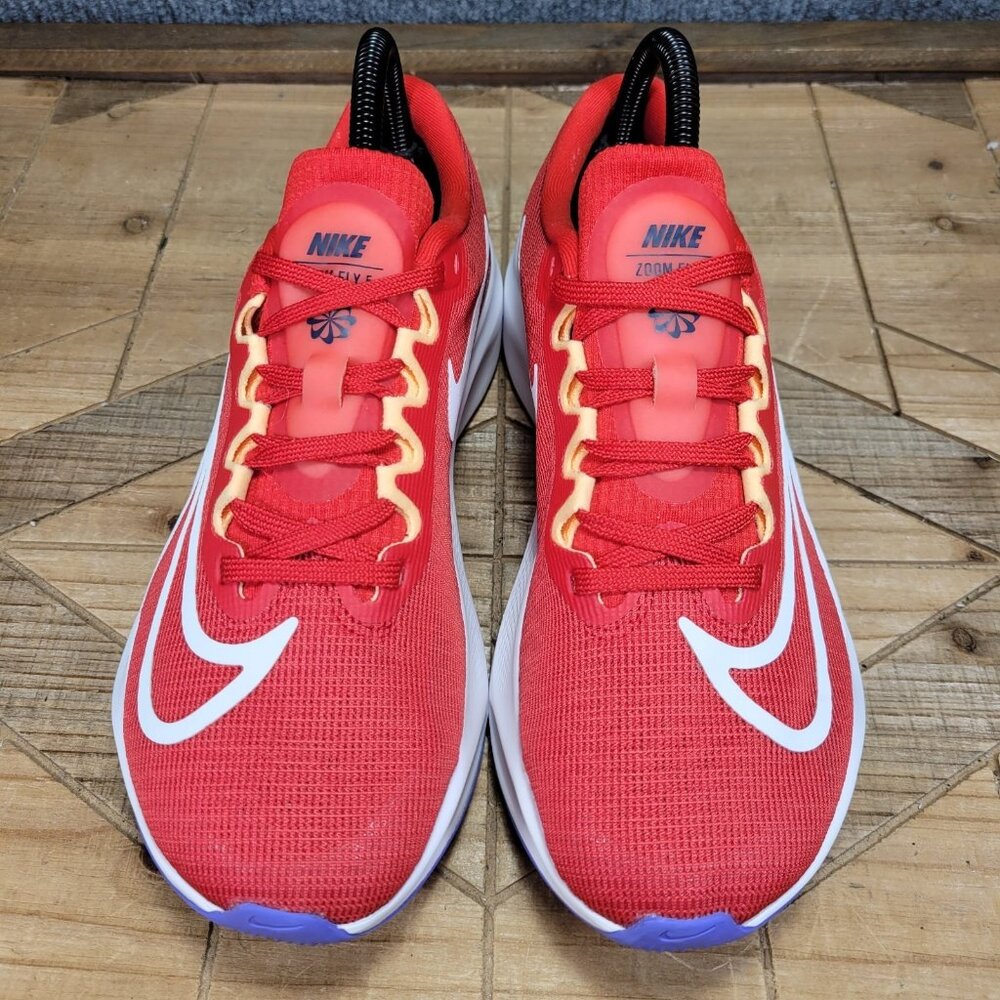 Nike Zoom Fly 5 Zoom X Mens 7 Red Running Shoes Lightweight Push Limits Break B - Picture 3 of 11